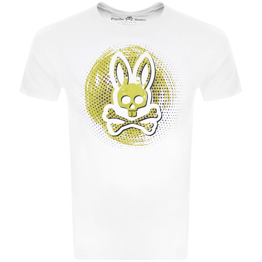 Alternative Image for ProductPsycho Bunny Downey Logo T Shirt White1